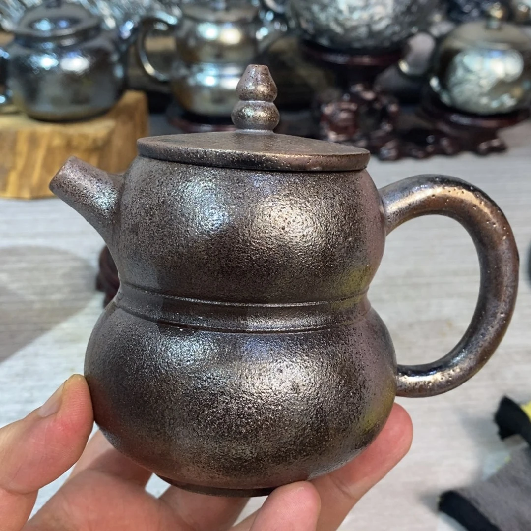 N***e云南建水紫陶柴烧壶