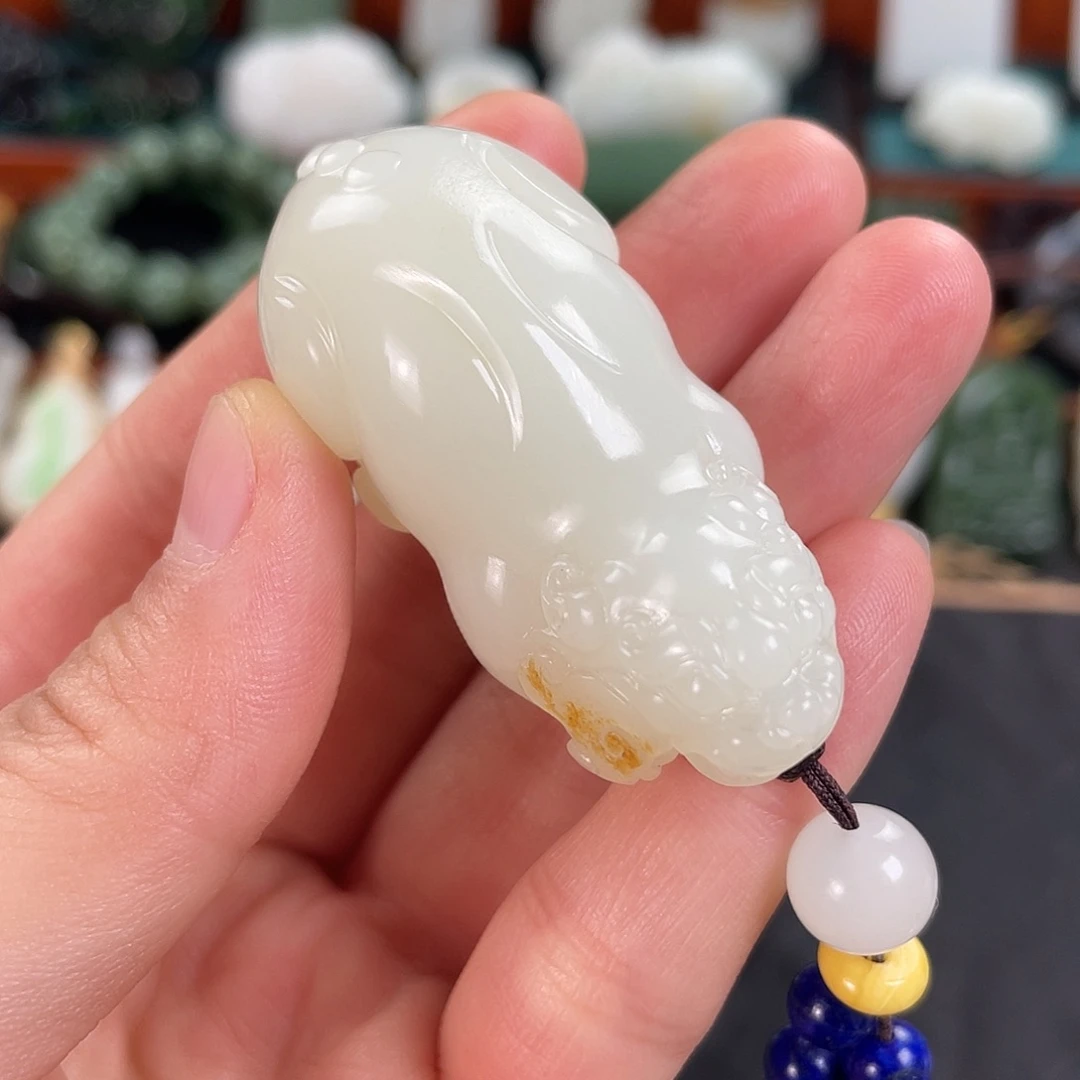 和田玉未镶嵌挂件