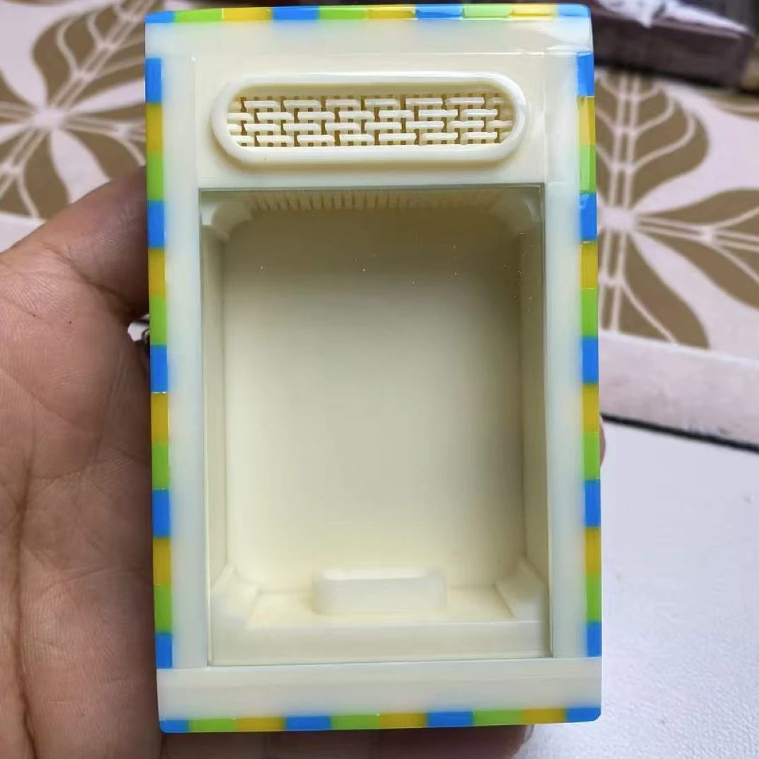 新款潮界盒彩条版天窗款金钟竹玲盒