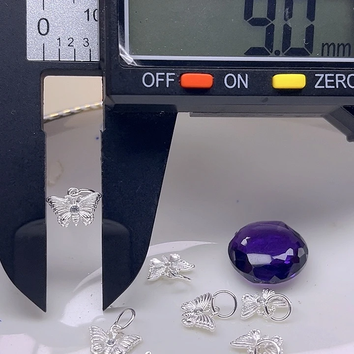 银S925镶嵌颈饰紫晶紫晶925镶嵌94