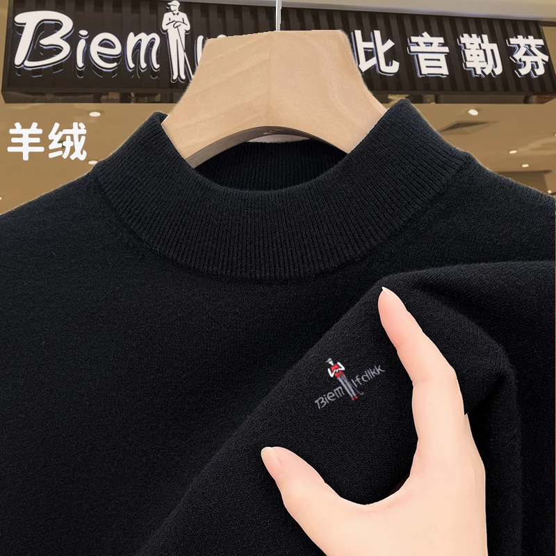 香港正品【限购2单·100%山羊绒】欧洲轻奢秋冬男士羊绒针织衫可机洗