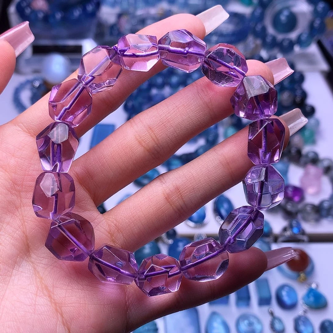 未镶嵌手链水晶多样性