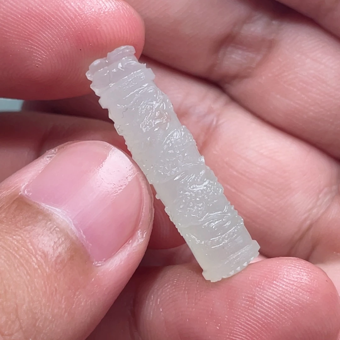 未镶嵌定制翡翠龙柱