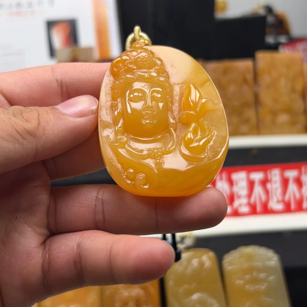 石英质玉（黄龙玉）未镶嵌多样性发货，发其一