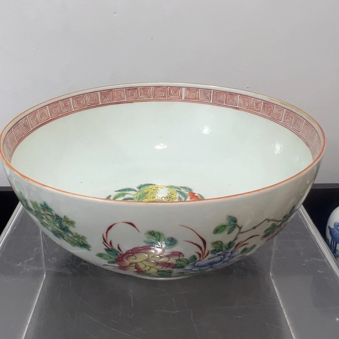 吉***周粉彩三洋开泰大碗全品