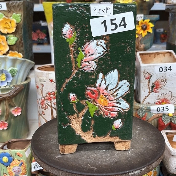 紫砂花盆粗陶材质多肉花盆