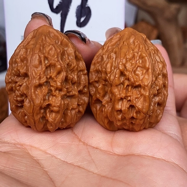 吊坠桃核野鸡34有修s