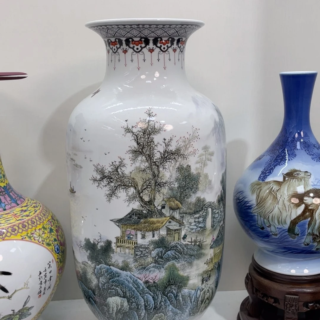 摆件景德镇陶瓷现代工艺品摆件