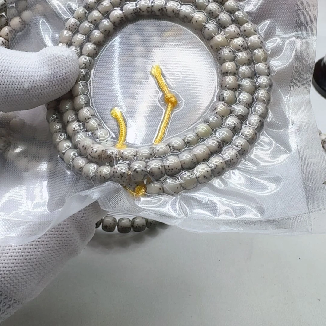 星月菩提手串17尊宠糯冰绿河豚6左右108