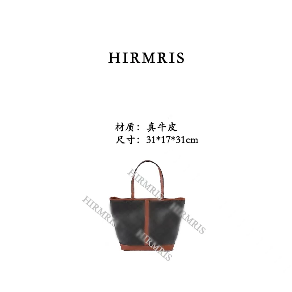 HIRMRIS手工真皮包CX507  托特花林