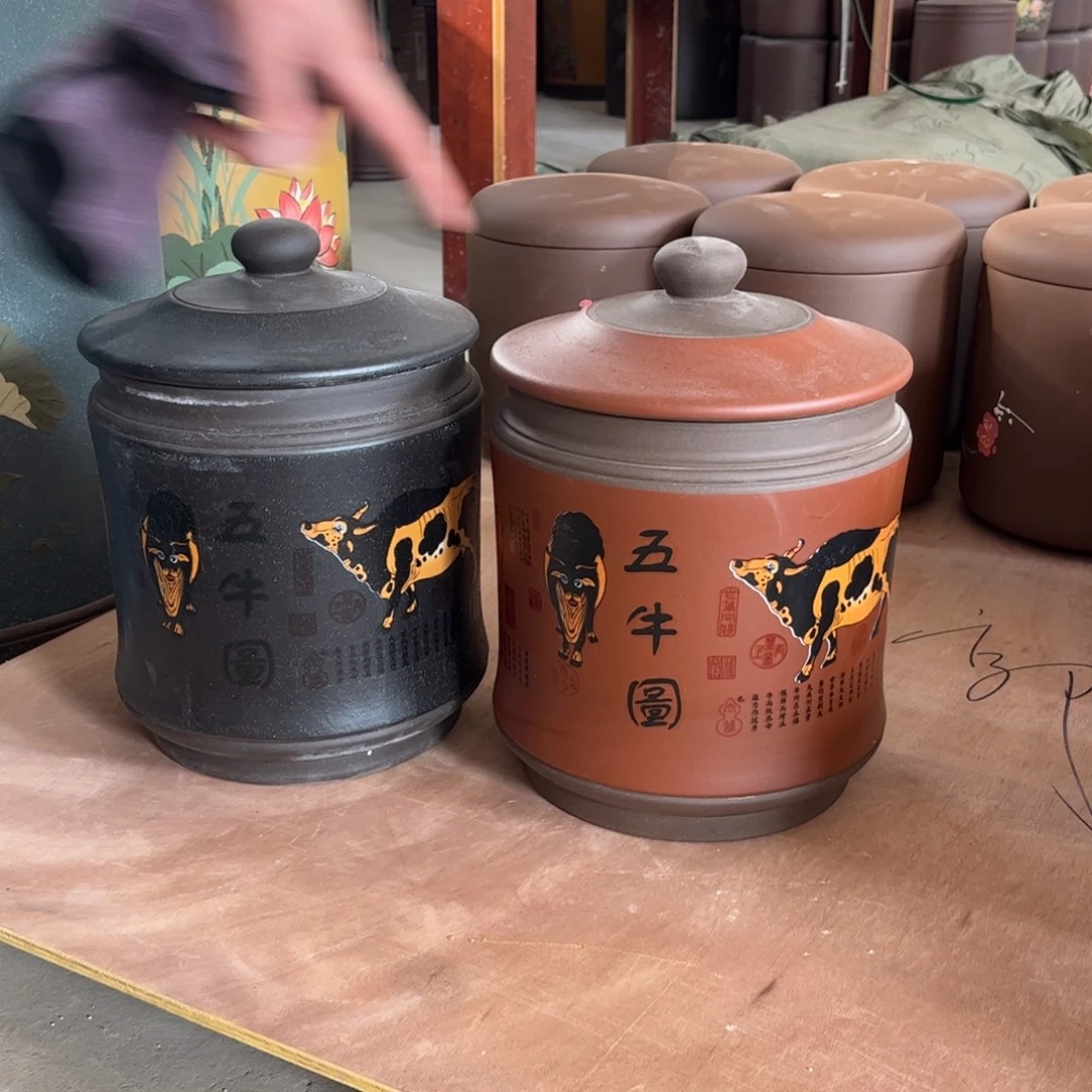 紫砂茶叶罐8 饼茶叶罐