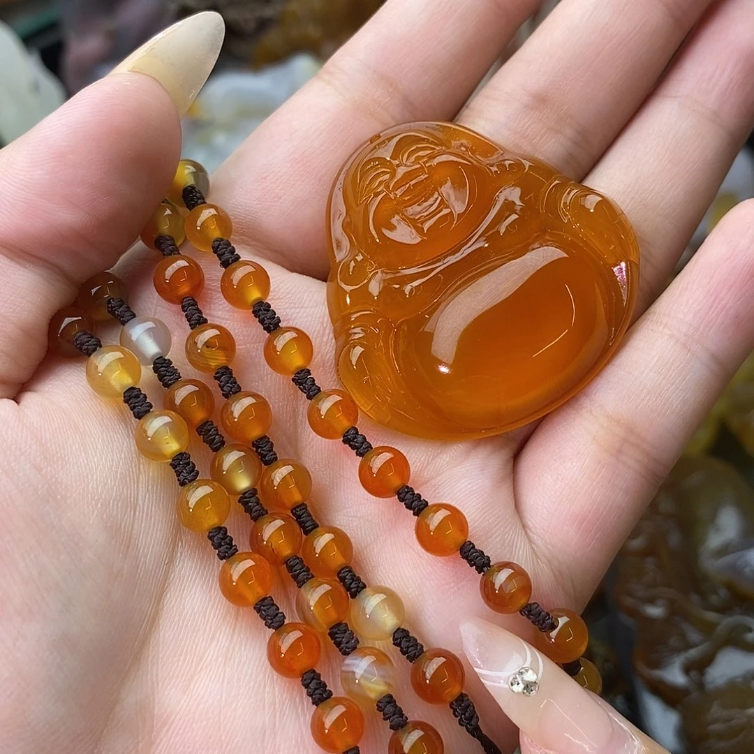 玛瑙/玉髓未镶嵌颈饰