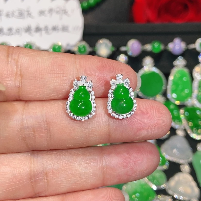 【闪购商品】未镶嵌翡翠耳饰天然翡翠