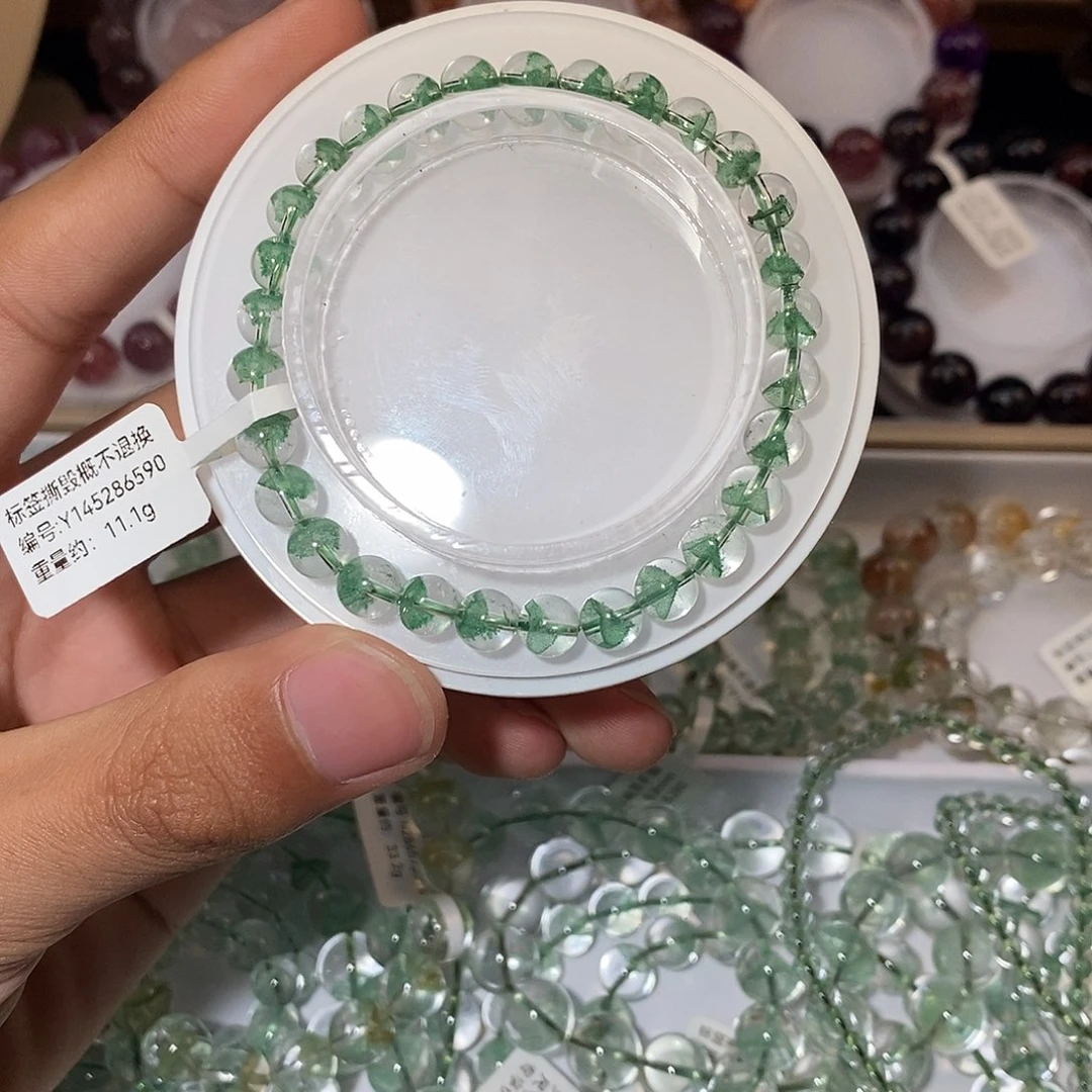 水晶未镶嵌手链翠幽灵