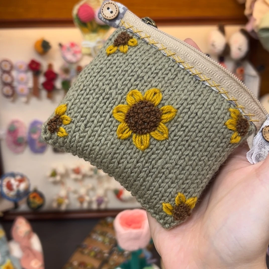 毛绒钩织刺绣手工包包玩偶居家用品