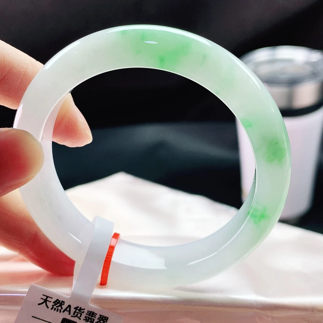 未镶嵌手镯翡翠53+圈