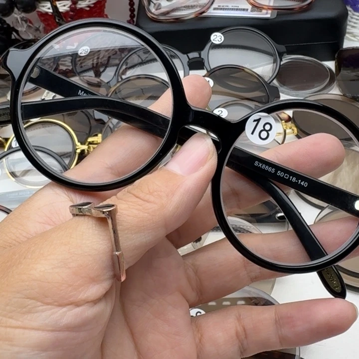 风***淡东海水晶石头眼镜18