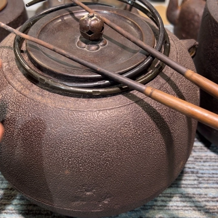 檀*缘茶道具茶空间中古品默认微瑕铁釜