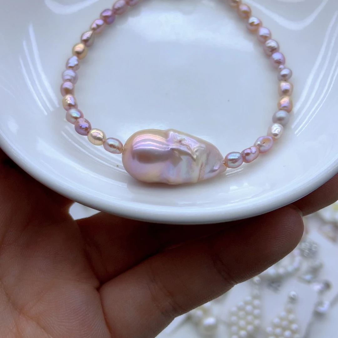 淡水珍珠耳饰未镶嵌