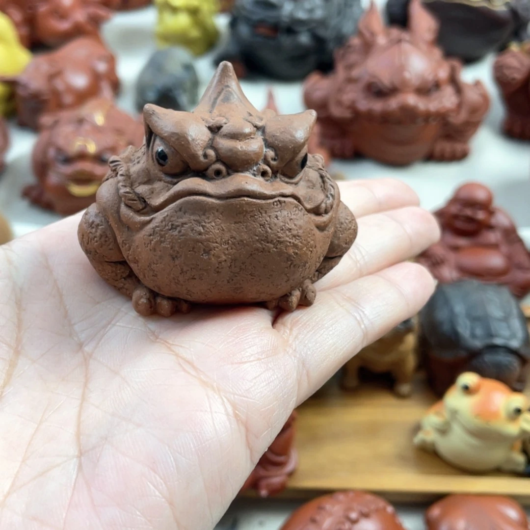 【闪购商品】紫砂茶宠明**你紫砂金蟾