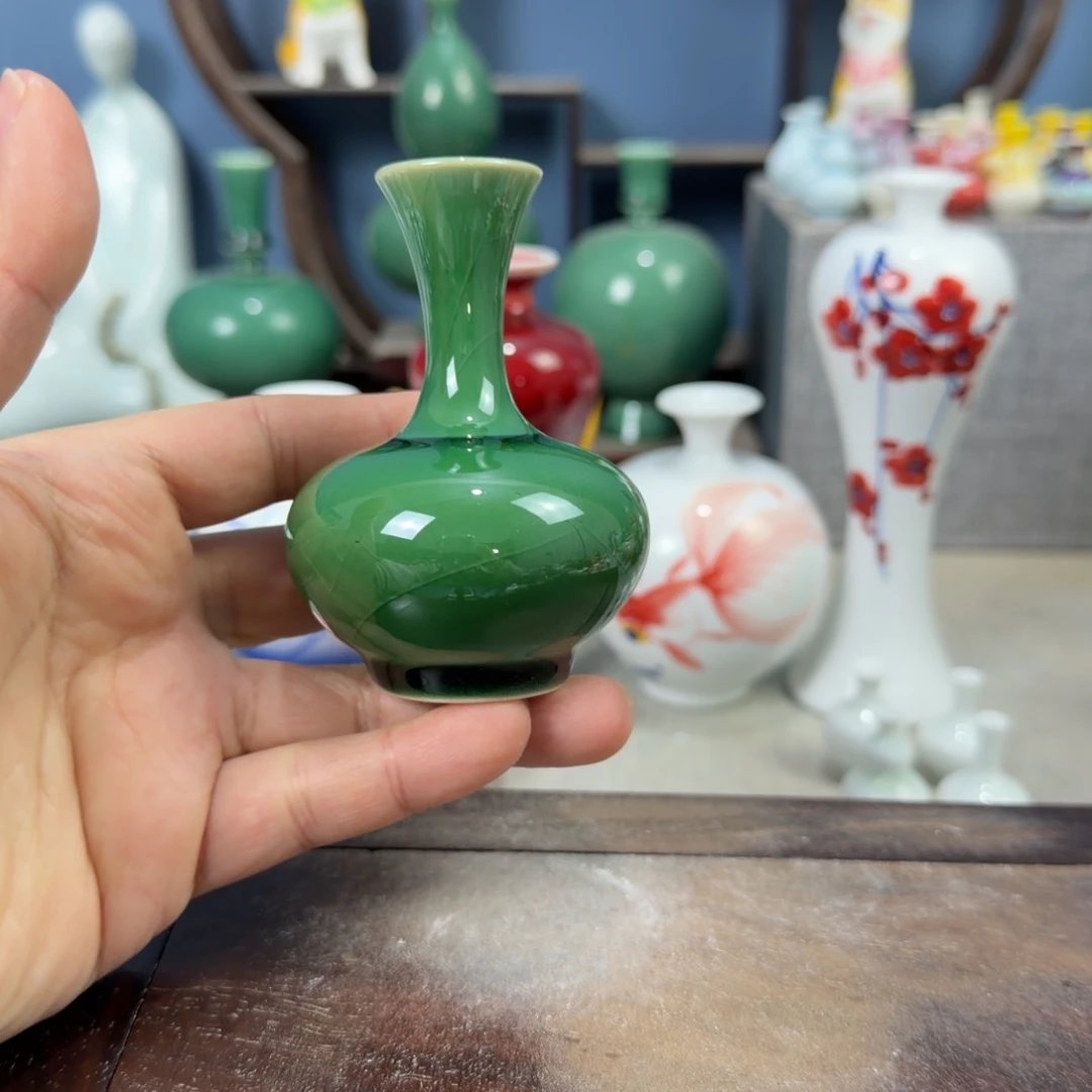 陶瓷手工小花器摆件