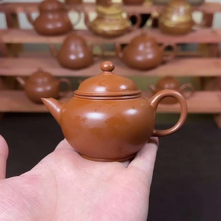 茶杯紫砂100cc微瑕水平