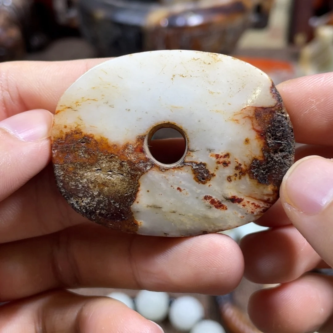 和田玉未镶嵌吊坠(不含链)