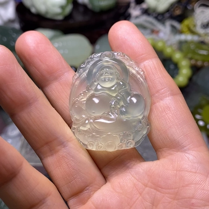 岫玉未镶嵌岫玉挂件