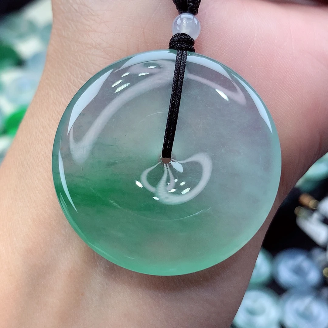 颈饰未镶嵌翡翠编号4尺寸37.5-6.2