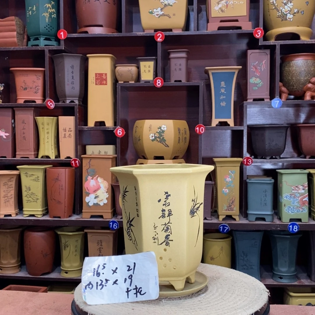 紫砂花盆紫砂艺术