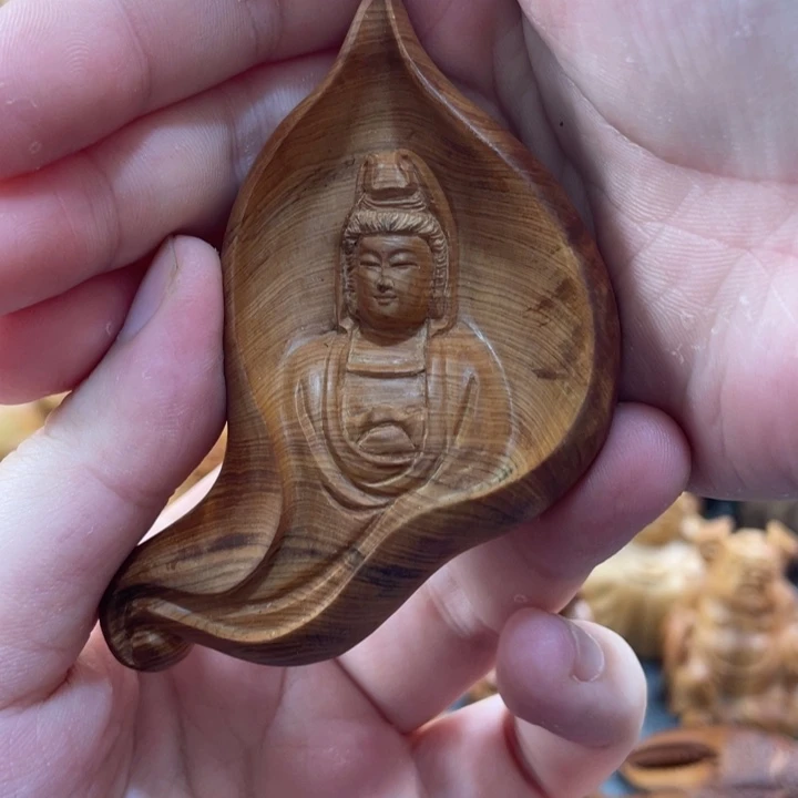 柏木（崖柏）太行崖柏根雕摆件观姐姐