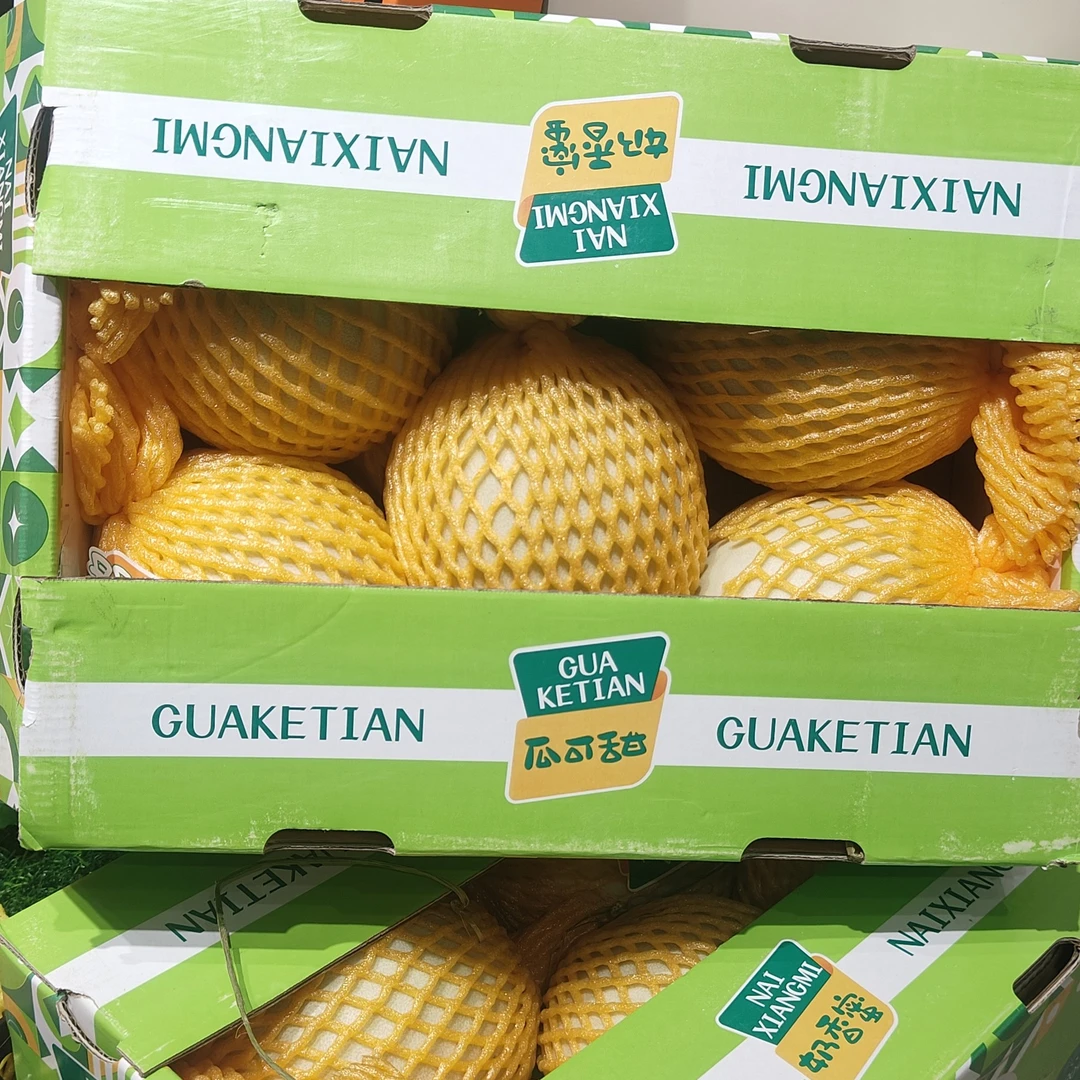 【达吾水果】精品奶香蜜瓜5枚装12斤起甜瓜(同城骑手配送到家)