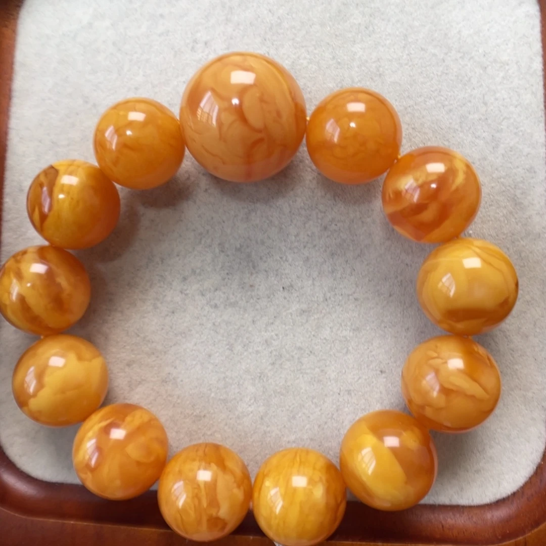 蜜蜡未镶嵌手链蜜蜡