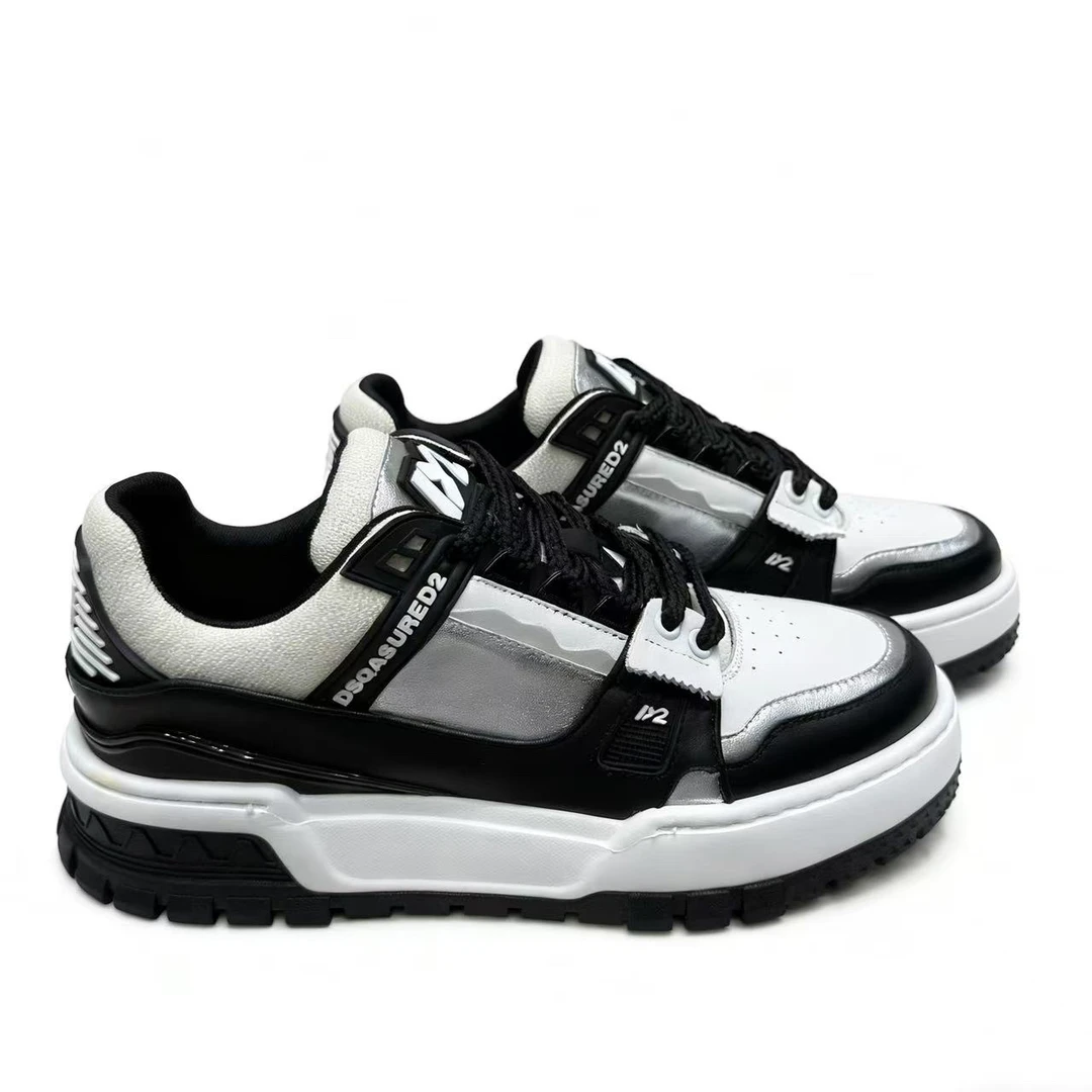 D2 增高透气男休闲鞋时尚板鞋防水耐磨减震车缝线 D 22601