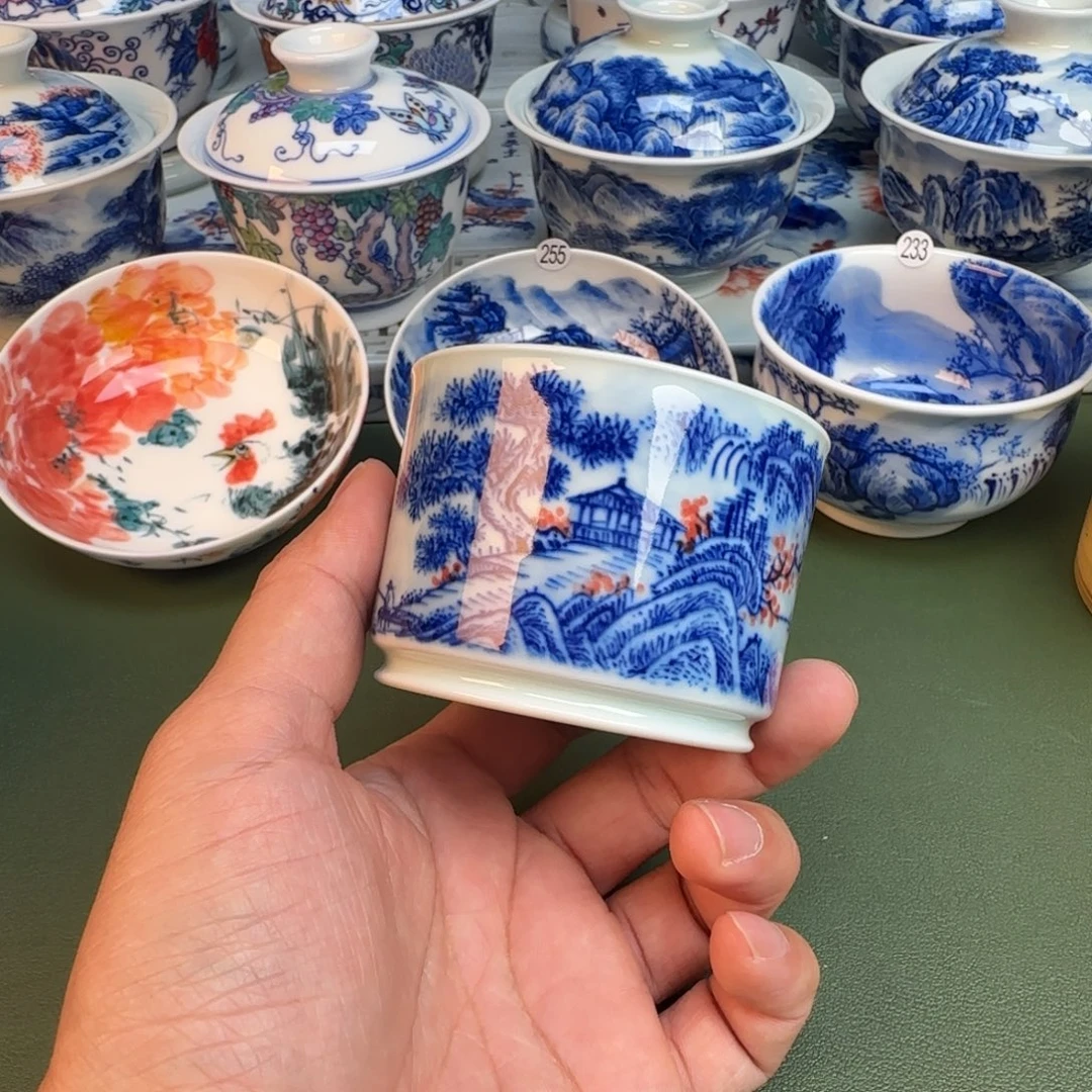 陶纯手工纯手绘茶具265