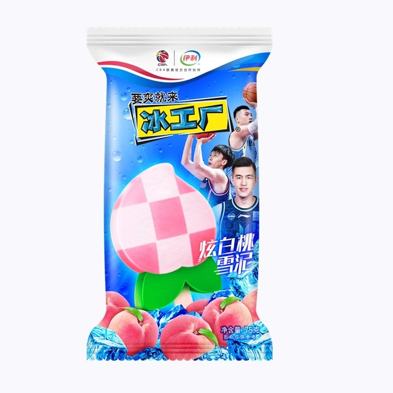 伊利冰工厂炫白桃75g*1支