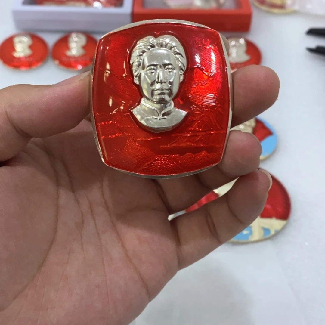 铝腰鼓方章分头像