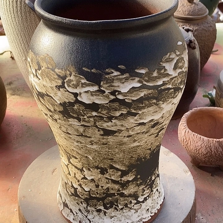 紫砂花盆口16.5高度29福利