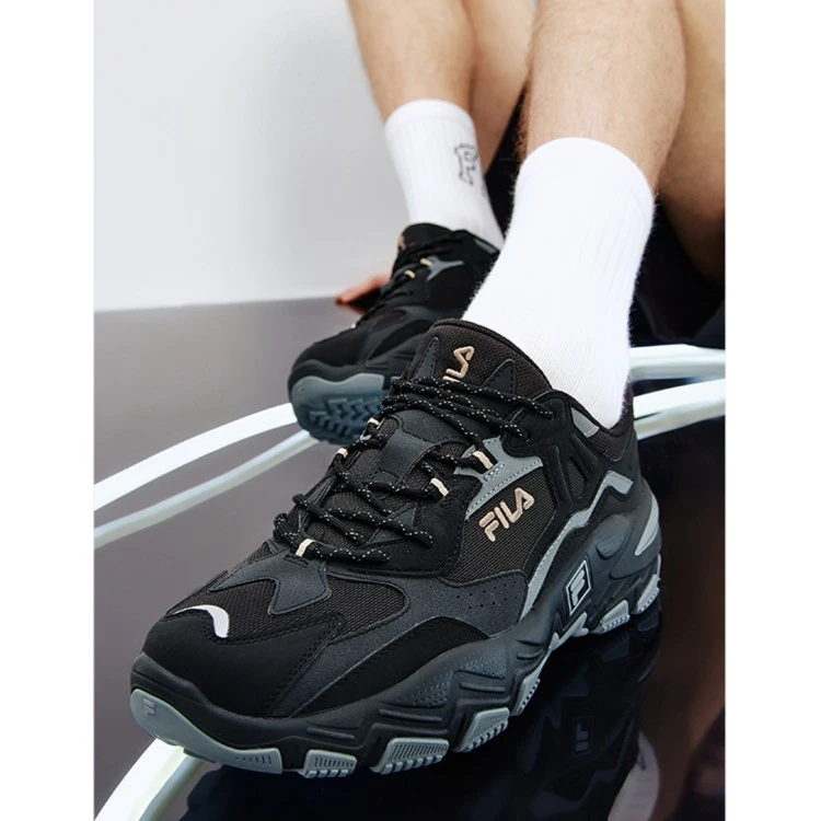Fila/斐乐掠夺者2代男鞋老爹鞋厚底增高复古运动鞋F52M542173F+RH
