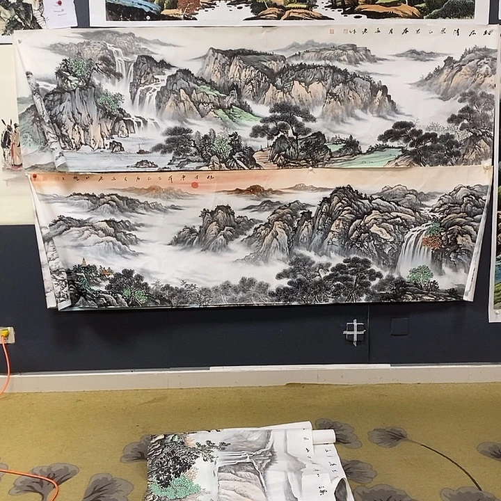 泉***夫国画平价书画张永全70/240
