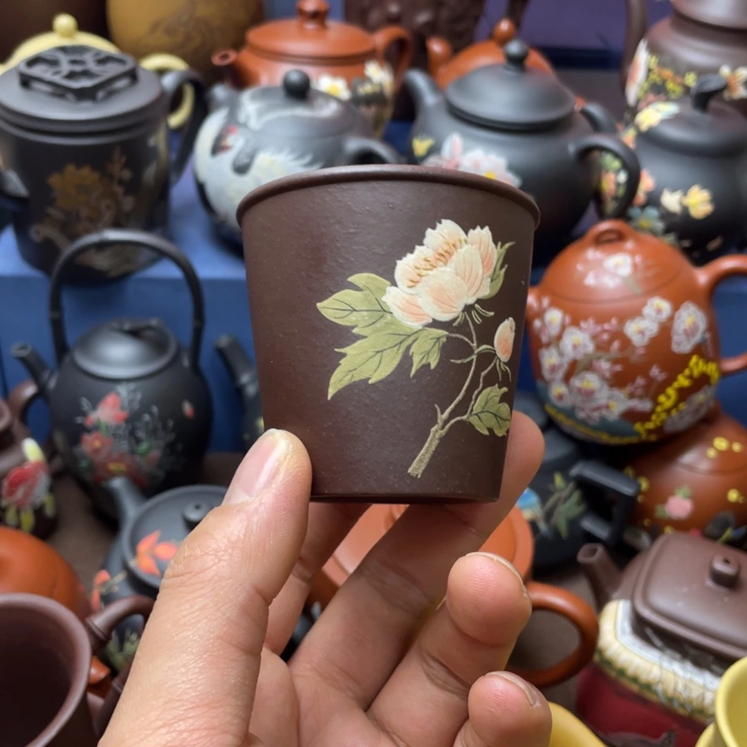 紫砂茶杯紫砂主人杯100cc