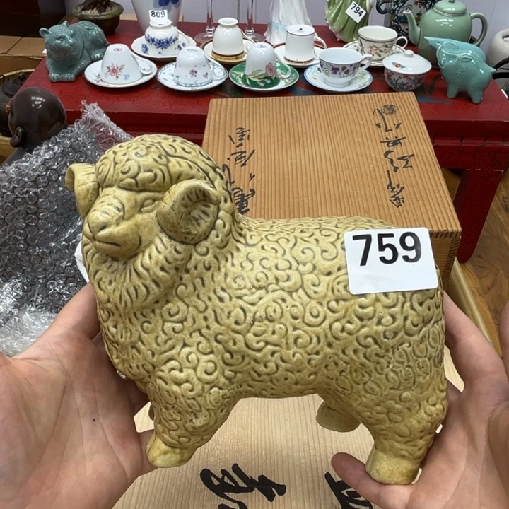 瓷片呀工艺品摆件瓷器摆件正能量