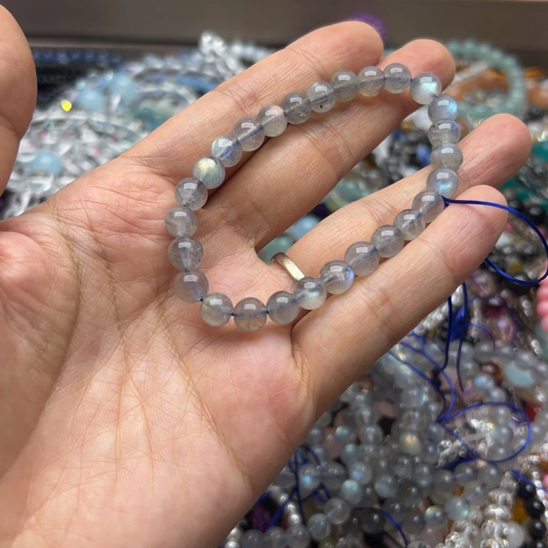 未镶嵌手链烟晶灰月光7