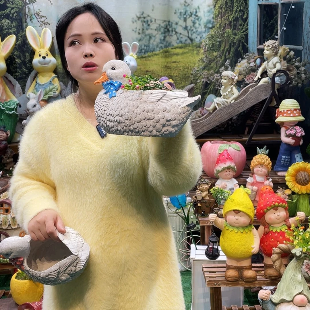 摆件花园摆件红红火火