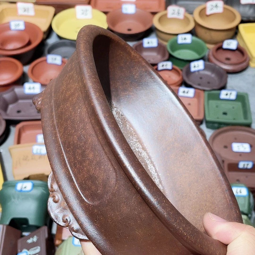 紫砂小盆21*15*5.5