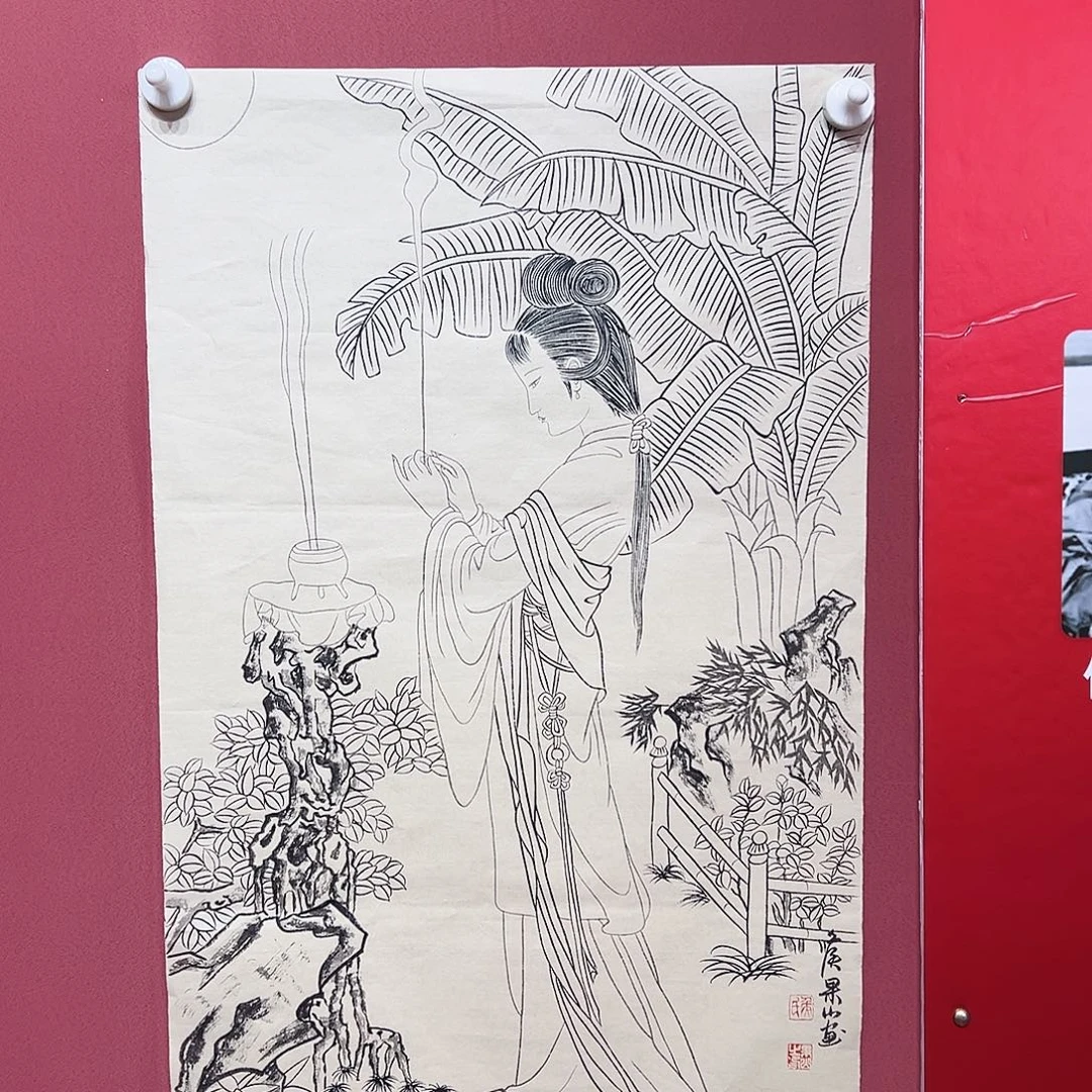 国画侯果山老师手绘国画作品慧