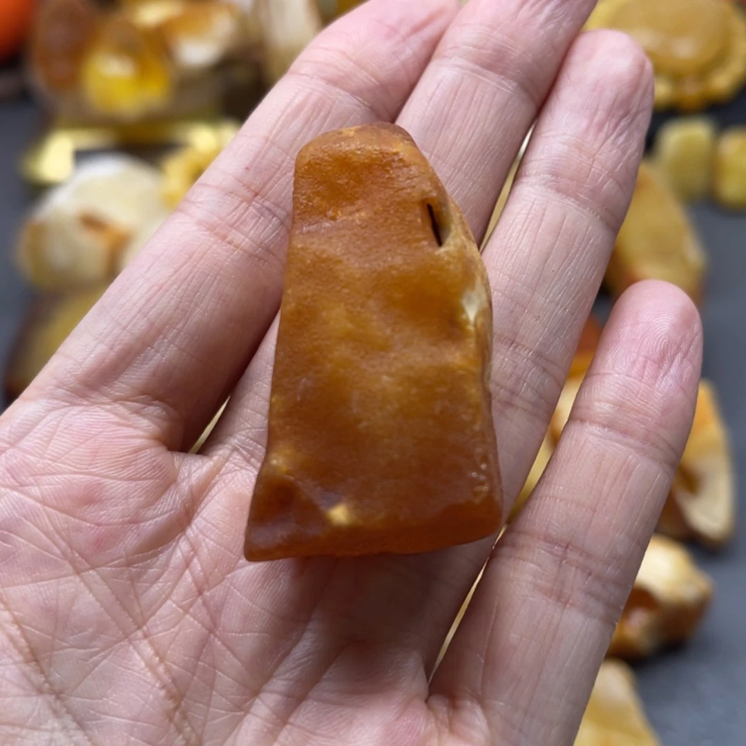 【闪购商品】定制琥珀未镶嵌天然琥珀蜜蜡原石定制