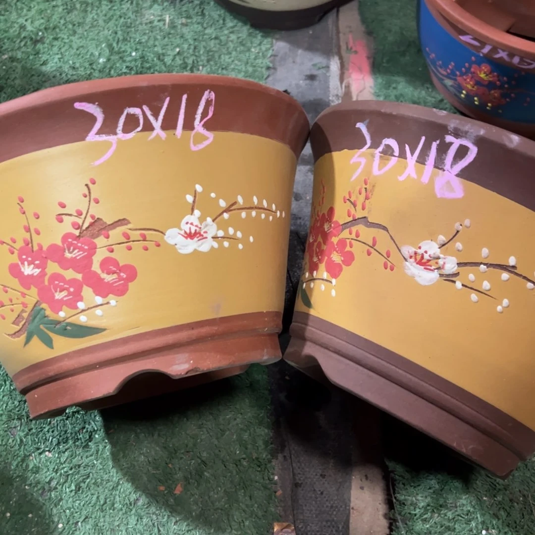 紫砂花盆茉*紫砂花盆