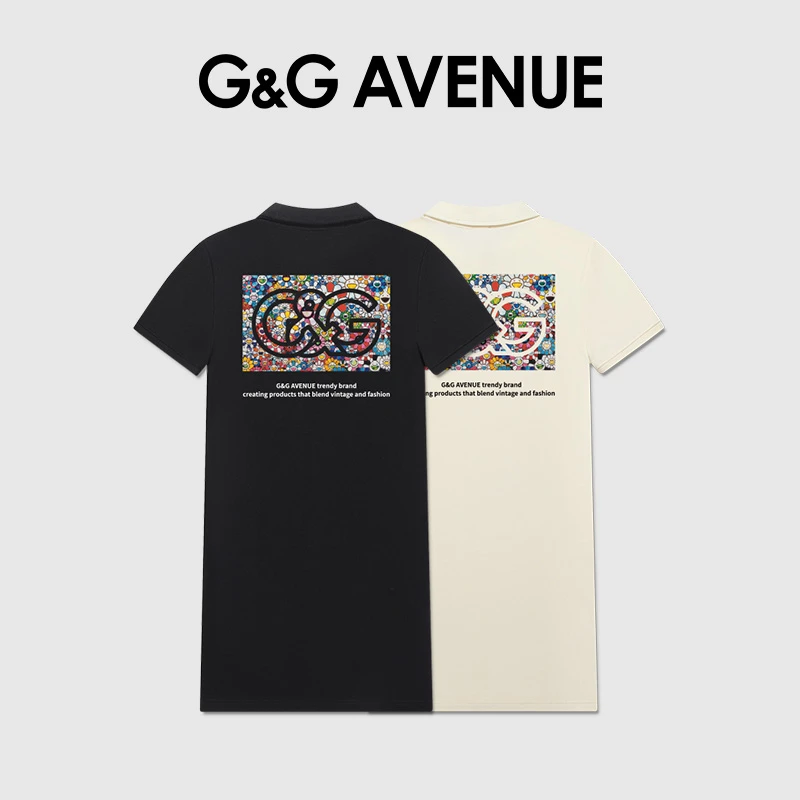 法国G&G AVENUE轻奢潮牌夏季女款POLO连衣裙-GLQ2403104