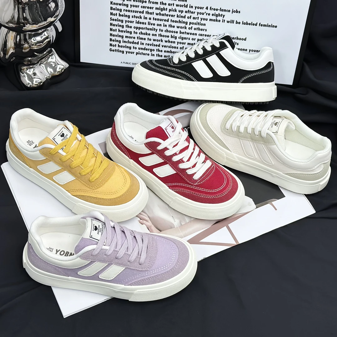 【good】“网面与布面”夏季薄款新款韩版百搭板鞋2025时尚低帮休闲鞋